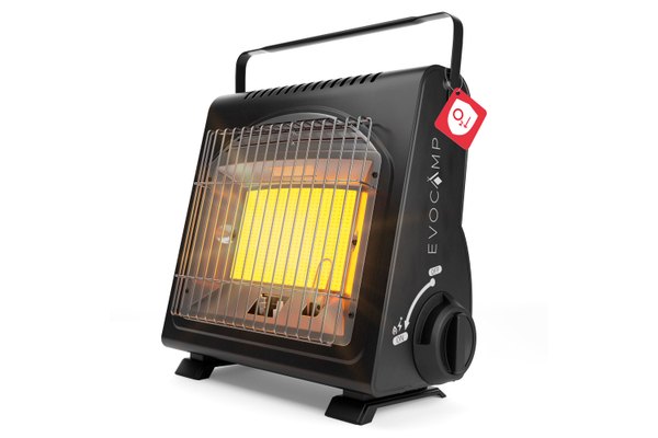 EVOCAMP 1.7kW Ceramic Portable Gas Heater with ODS